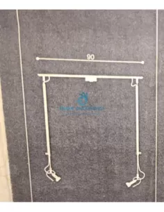 Solzi SCIAMAN2 luz chamán dos suspensiones negra halógena 2x50w